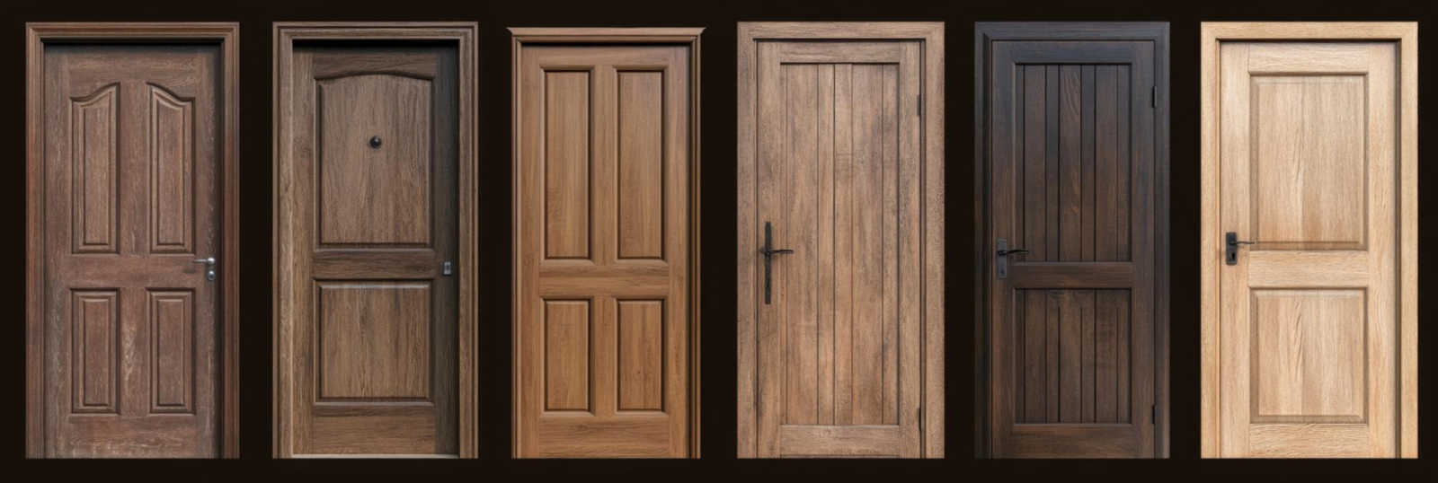 Custom door designs tailored for modern home and interior spaces