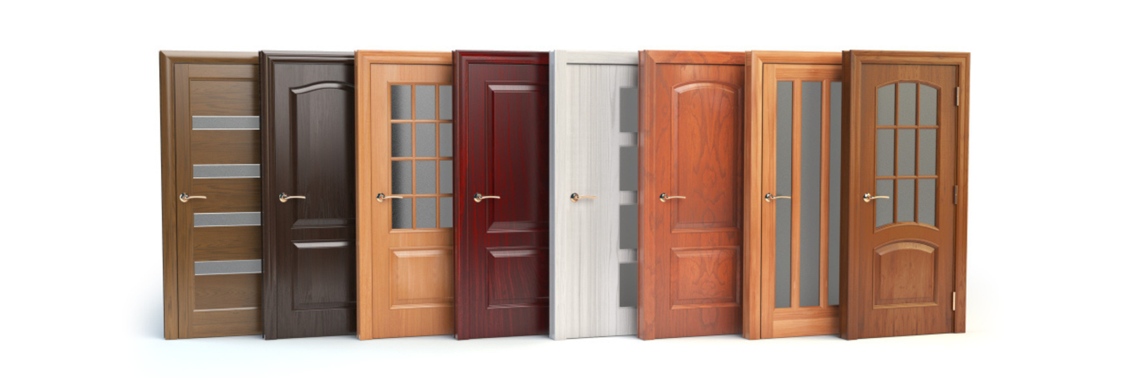 Laminate doors with modern design and durable finish for home interiors