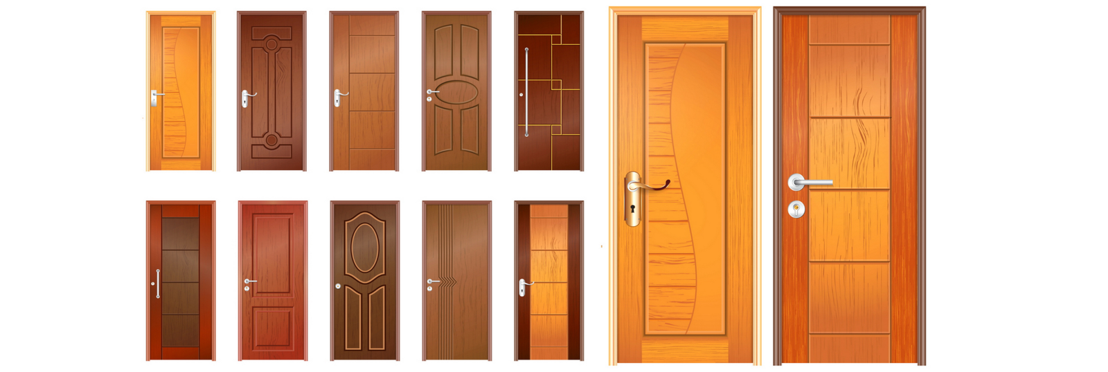 WPC doors for waterproof and termite-resistant home and bathroom use